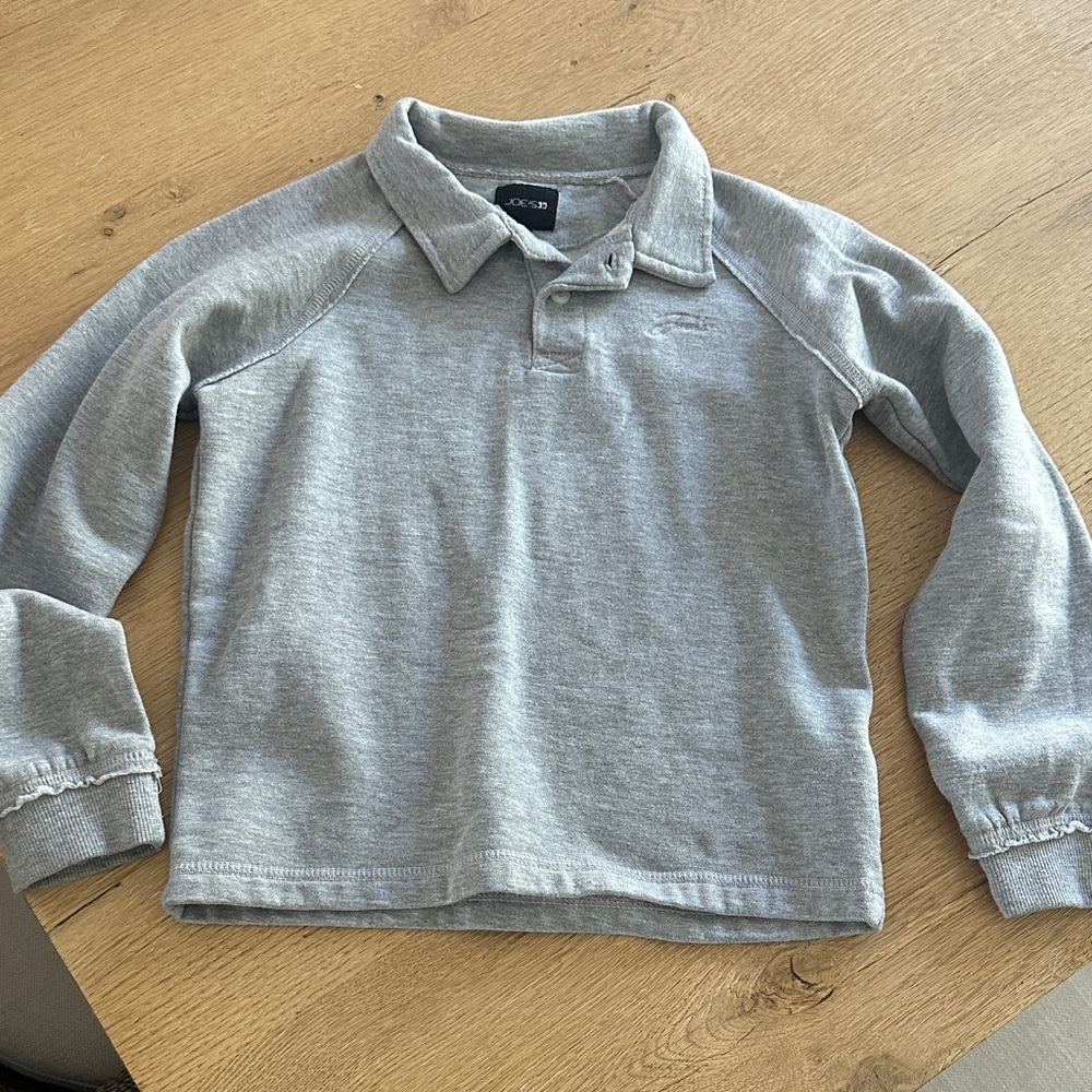 Joe's Jeans Kids Gray Polo Shirt